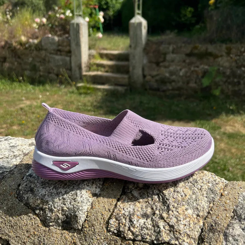 Basket Confortable et Légère Sans Lacets en Maille pour Femme
