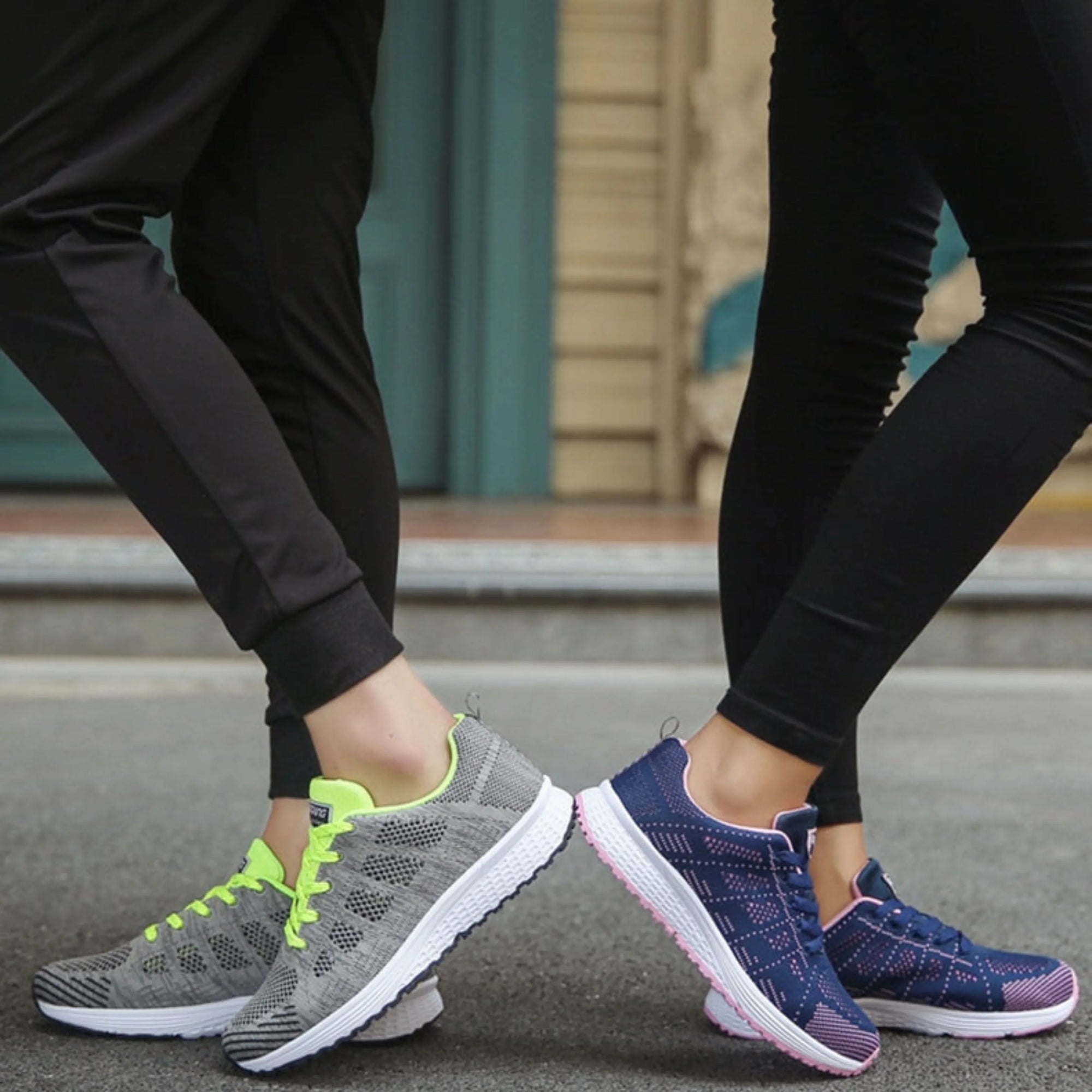 Basket Running Sport en Maille pour Femme