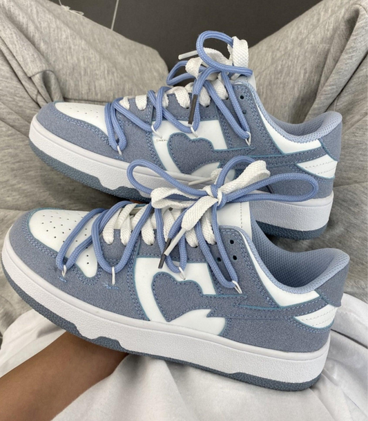 Sneakers Design Cœur pour Femmes