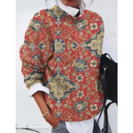 Pull-over Floral Casual pour Femmes