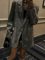 Veste Blazer Pailletée pour Femmes