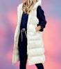 Veste à Capuche Longue Casual pour Femmes