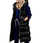 Veste à Capuche Longue Casual pour Femmes