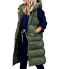 Veste à Capuche Longue Casual pour Femmes