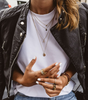 Veste Motarde en Cuir pour Femmes