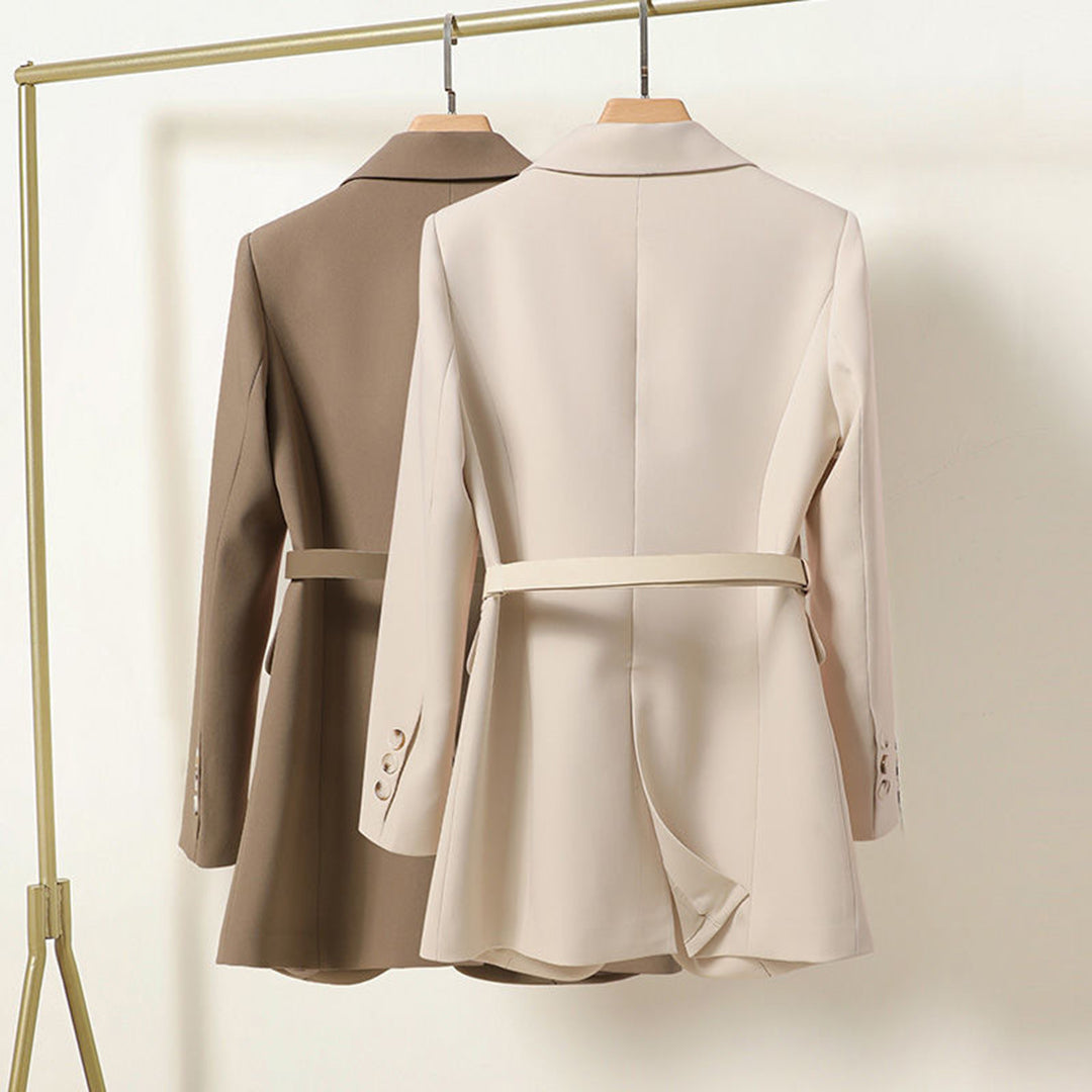 Blazer Élégant Uni pour Femmes