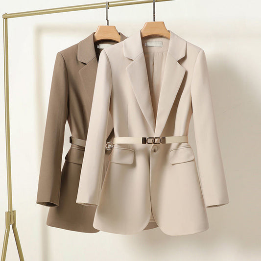 Blazer Élégant Uni pour Femmes