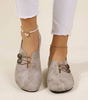Chaussures Plates en Cuir Souple pour Femme | Idéales pour le Quotidien