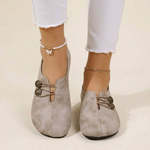 Chaussures Plates en Cuir Souple pour Femme | Idéales pour le Quotidien