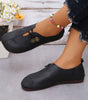 Chaussures Plates en Cuir Souple pour Femme | Idéales pour le Quotidien