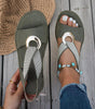 Sandales Ouvertes avec Boucle Métallique pour Femme | Idéale pour l'Été