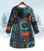 Veste Florale avec Capuche pour Femmes