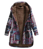 Veste Florale avec Capuche pour Femmes