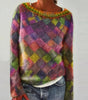 Pull Coloré à Manches Longues pour Femmes