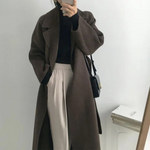 Manteau Long Décontracté pour Femmes