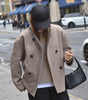 Veste Oversize Élégante à Double Boutonnage pour Femmes