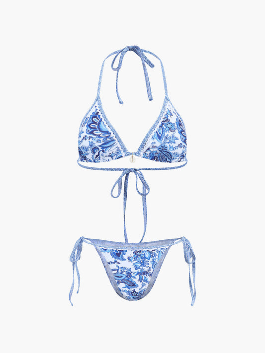 Bikini Halter Imprimé pour Femmes