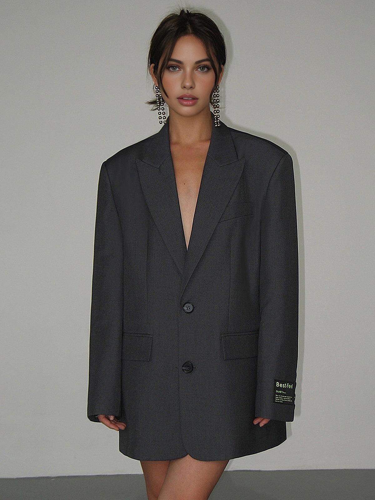 Blazer Oversize Classique pour Femmes