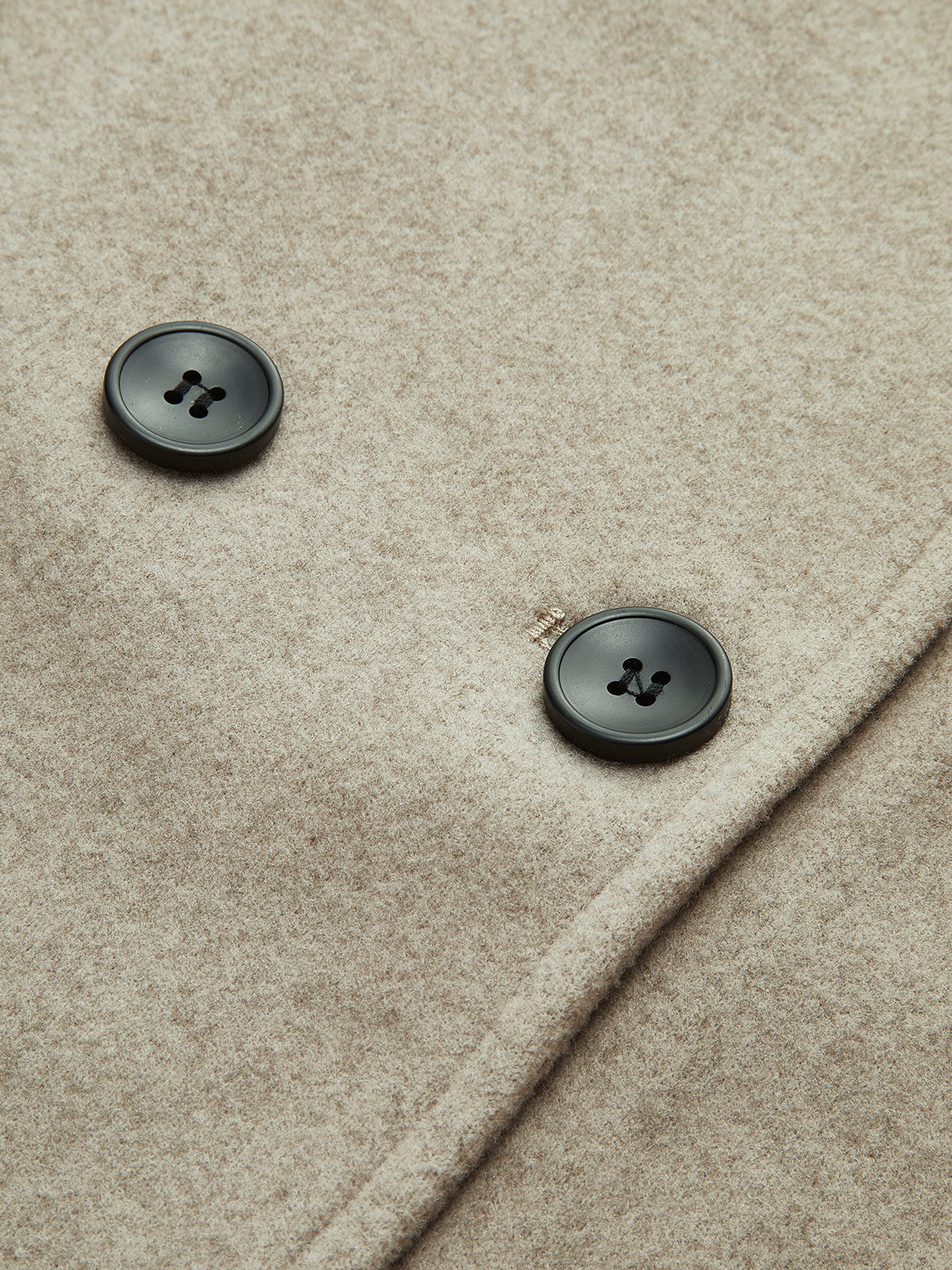 Manteau Caban à Double Boutonnage pour Femmes