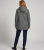 Parka Oversize à Capuche et Fausse Fourrure pour Femme