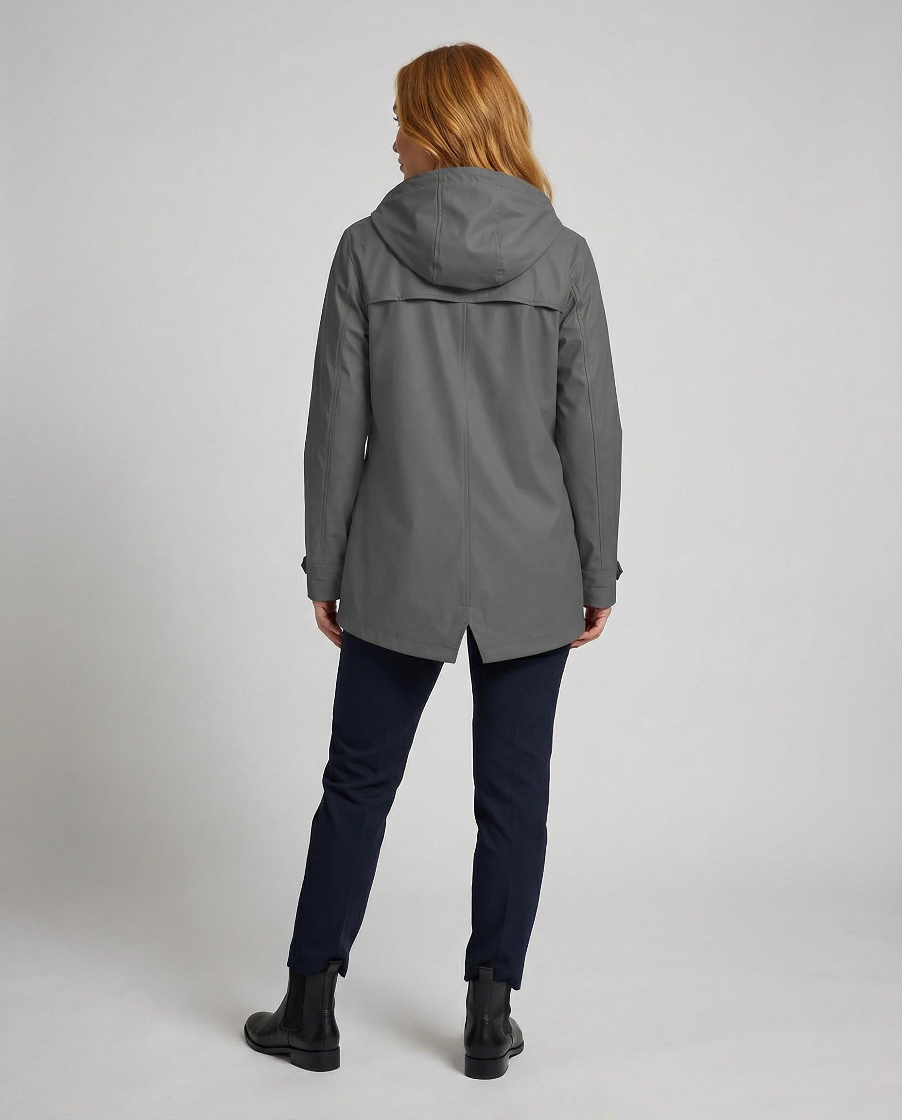 Parka Oversize à Capuche et Fausse Fourrure pour Femme