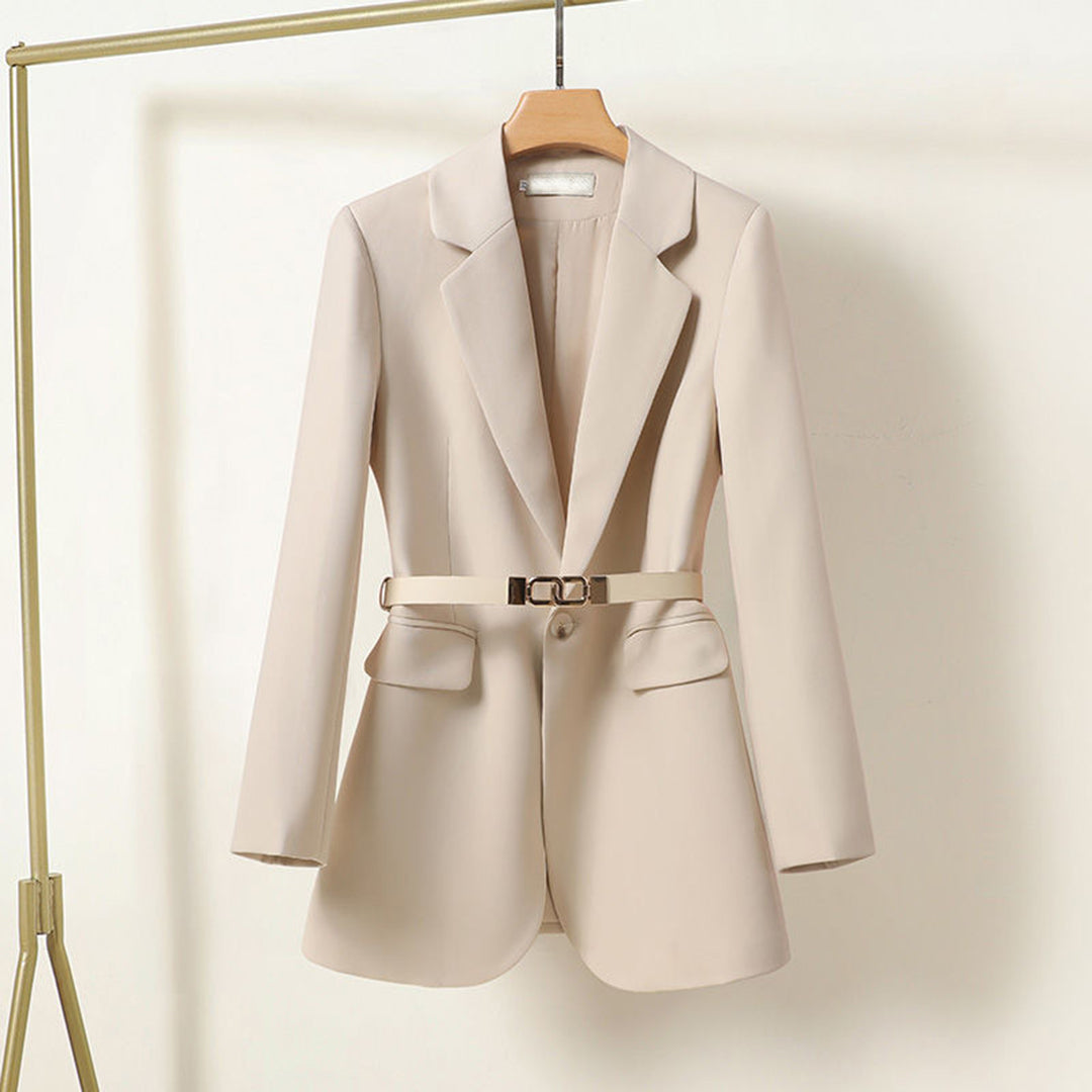 Blazer Élégant Uni pour Femmes