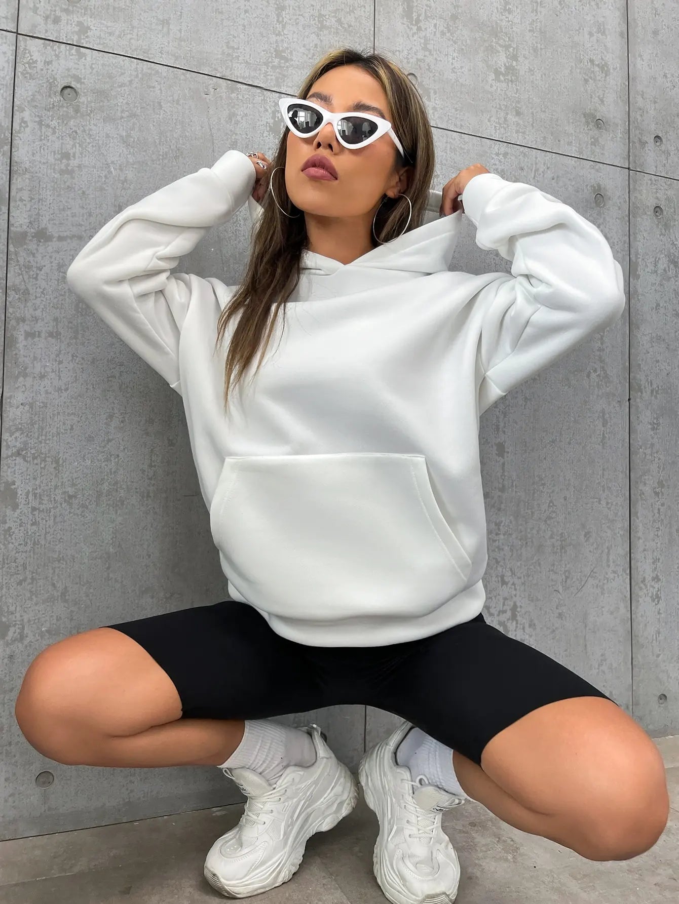 Sweatshirt à Capuche Décontracté pour Femme