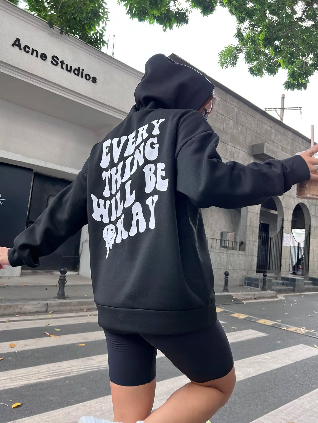 Sweatshirt à Capuche Décontracté pour Femme