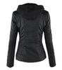 Veste en Cuir Résistante aux Intempéries pour Femmes