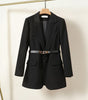 Blazer Élégant Uni pour Femmes