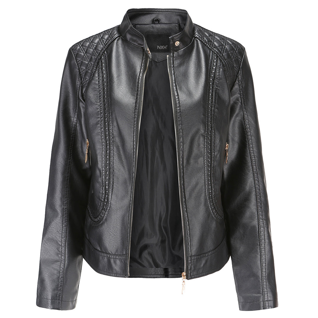 Veste en Cuir Vegan Élégante pour Femmes