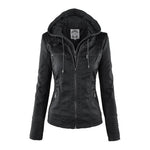 Veste en Cuir Résistante aux Intempéries pour Femmes