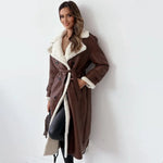 Manteau Long en Laine pour Femmes