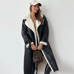 Manteau Long en Laine pour Femmes
