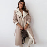 Manteau Long en Laine pour Femmes