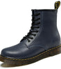 Bottes Martin à Lacets en Cuir pour Femme