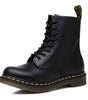 Bottes Martin à Lacets en Cuir pour Femme
