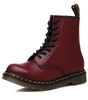 Bottes Martin à Lacets en Cuir pour Femme