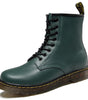 Bottes Martin à Lacets en Cuir pour Femme