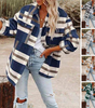 Veste d'Hiver Oversize Carreaux pour Femmes