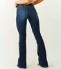 Jean Flare Taille Mi-Haute pour Femme