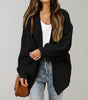 Cardigan Ouvert Tricot Ajustement Détendu pour Femmes