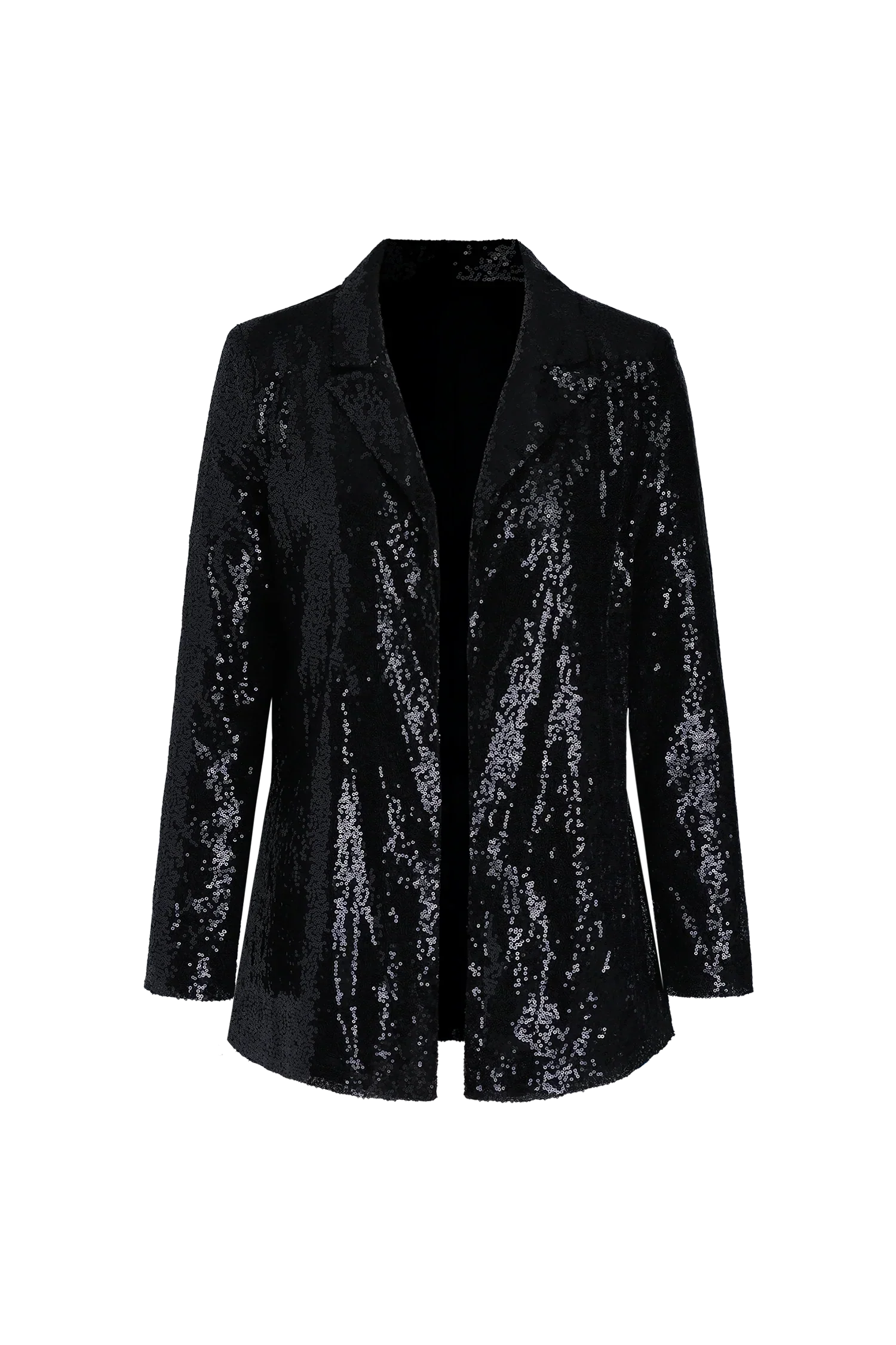 Blazer à Paillettes Manches Longues pour Femmes