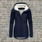 Manteau à Capuche pour Femme - Classique, Chaud & Élégant