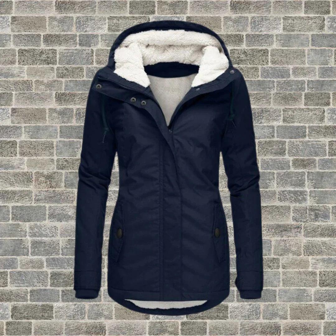 Manteau à Capuche pour Femme - Classique, Chaud & Élégant