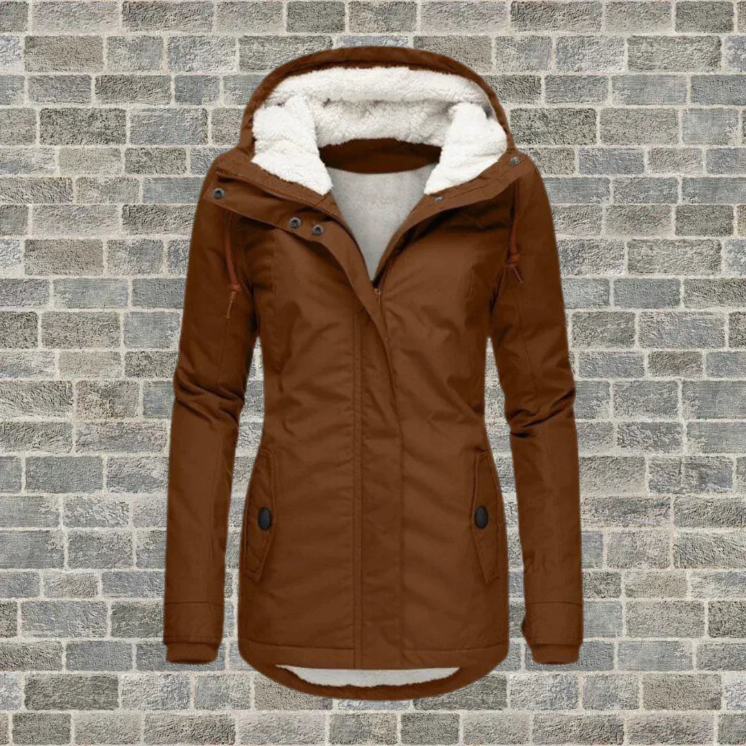 Manteau à Capuche pour Femme - Classique, Chaud & Élégant