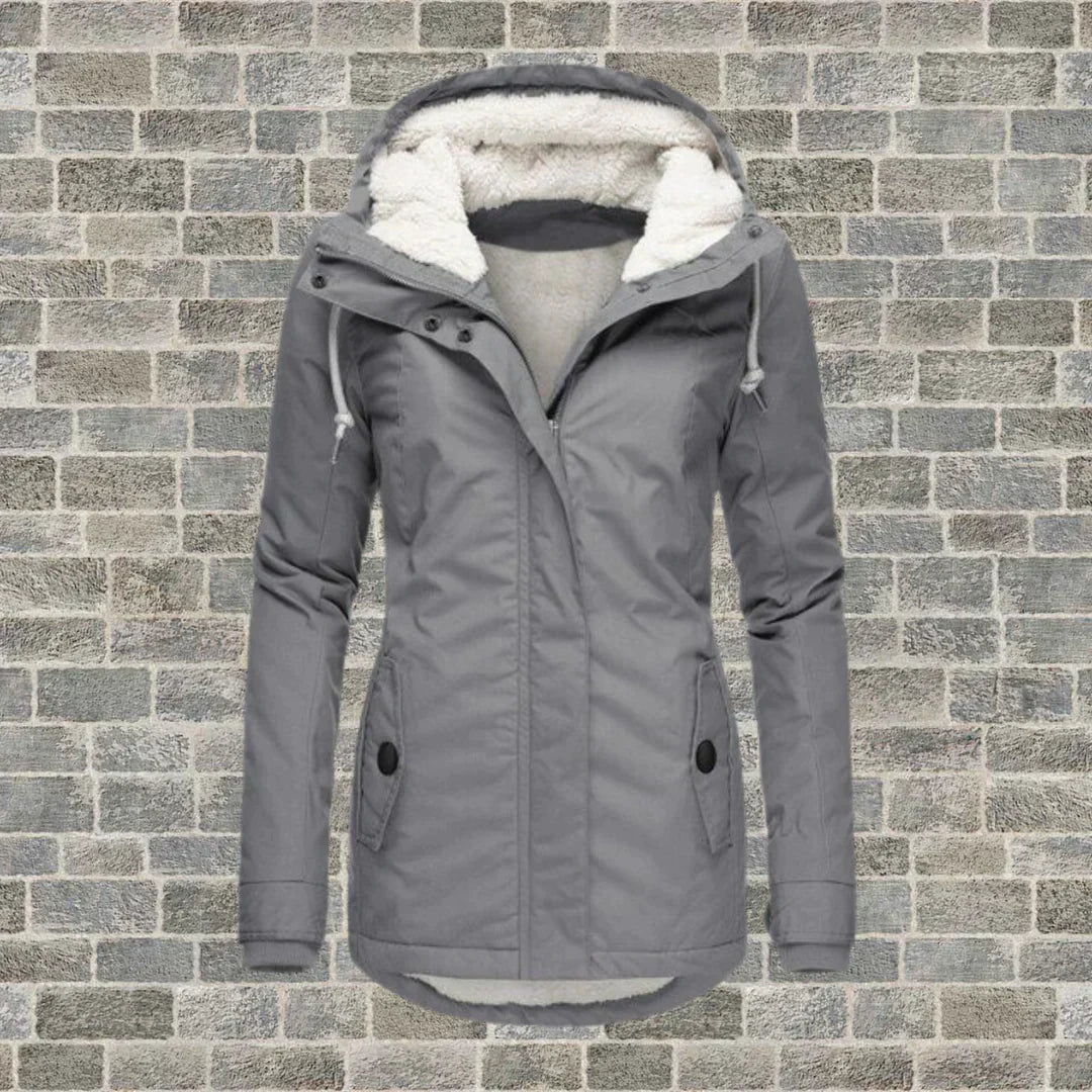Manteau à Capuche pour Femme - Classique, Chaud & Élégant