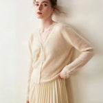 Cardigan à Finition Dentelle pour Femmes