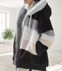 Veste en Fourrure Synthétique à Capuche pour Femmes