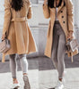 Manteau Long Chic avec Ceinture pour Femmes